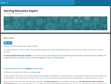 Tablet Screenshot of nursingeducationexpert.com